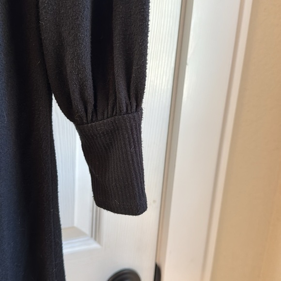 Loft Black Long Sleeve Dress Size Small - Picture 2 of 4